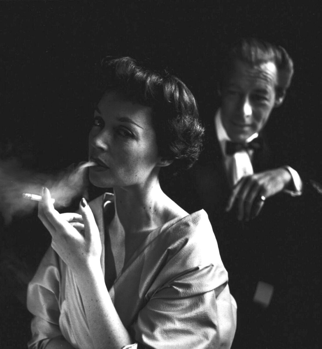 Супружеская пара актеров Лилли Палмер и Рекс Харрисон , 1950 г.