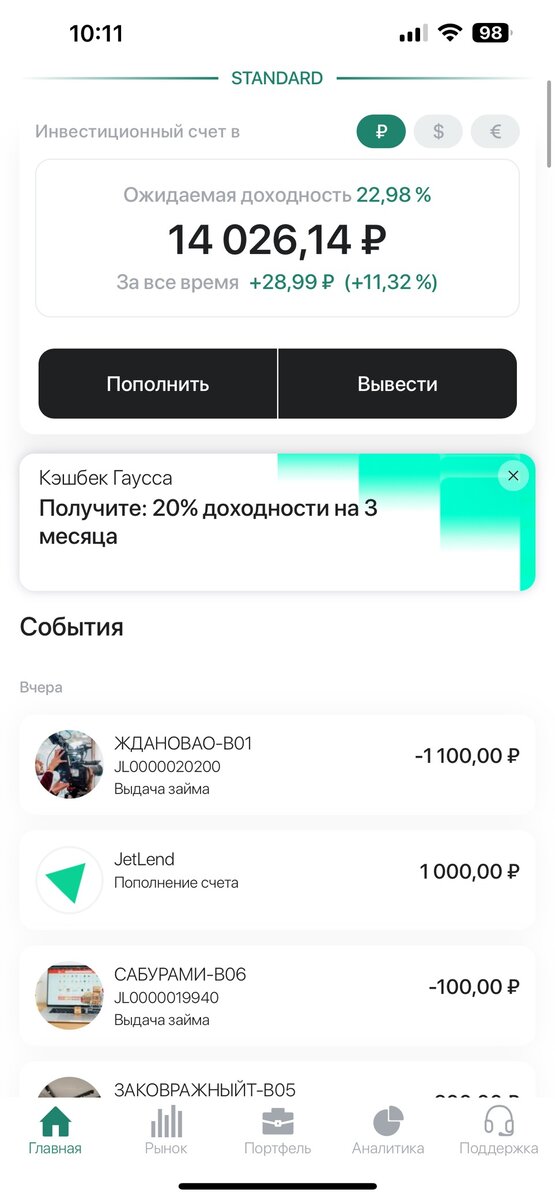 портфель автора в JetLend