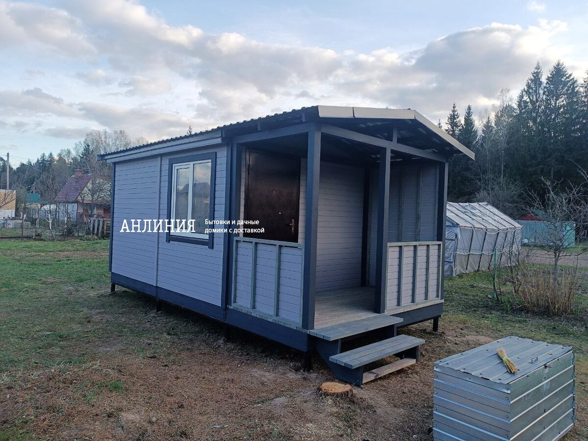 Модульный дом 3х4 с террасой от АН-Линия, Смоленск