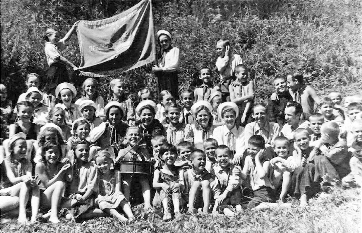 Самая первая смена лагеря «Березка», лето 1951 года