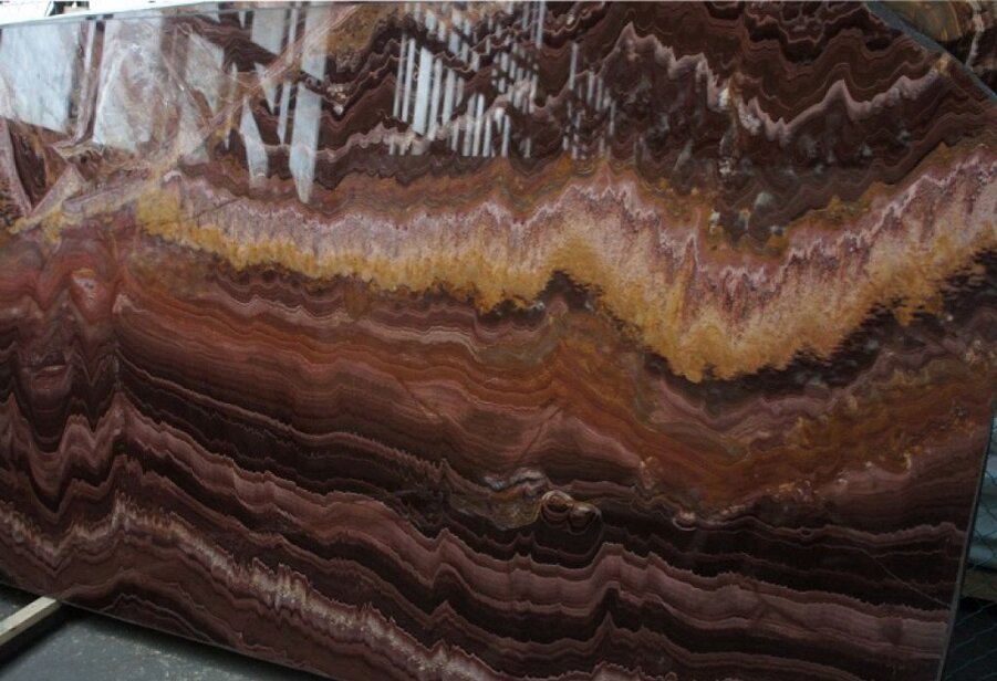 Слэб (плита) из натурального оникса