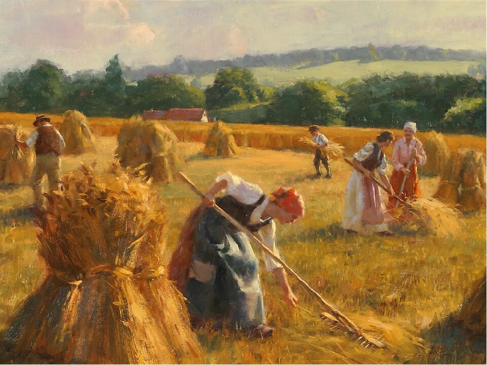 Вы можете себе представить царицу Забаву, работающую в поле?