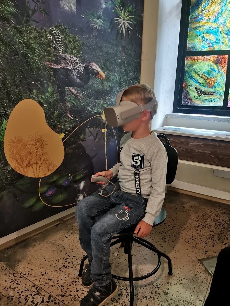 VR-шлем в Музее янтаря в Калининграде