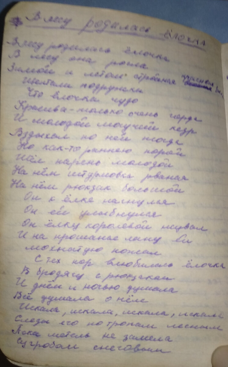 В лесу родилась ёлочка, полный текст