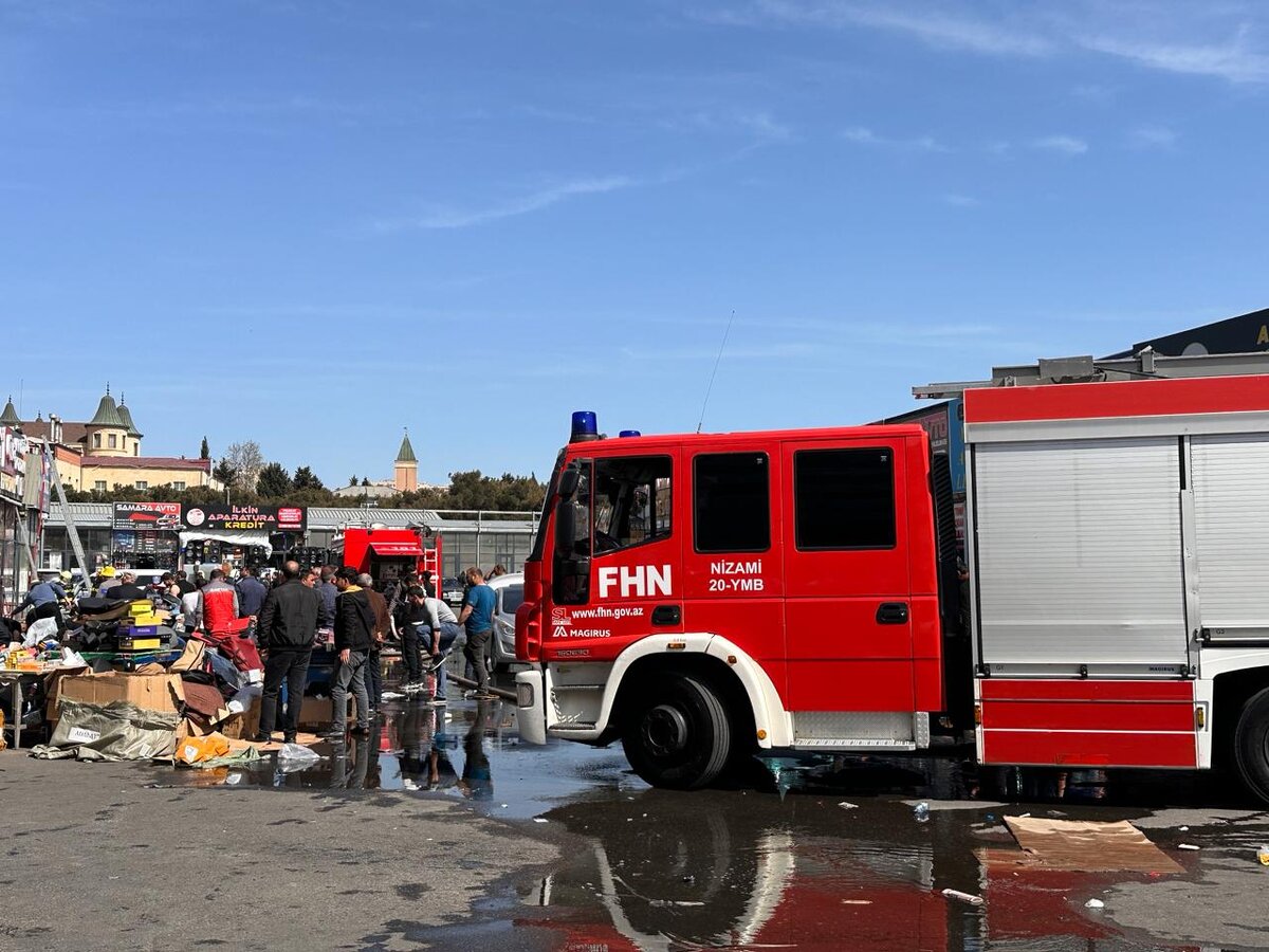 Пожар в столичном магазине потушен | media.az | Дзен