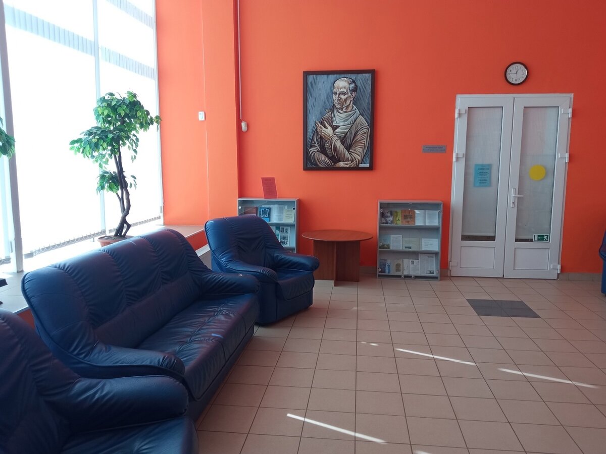 Наша библиотека - имени Николая Рубцова.