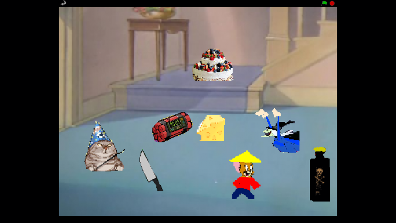 А это уже ученики по направлению Scratch постарались.
Угадайте, как зовут кота-волшебника? 😊