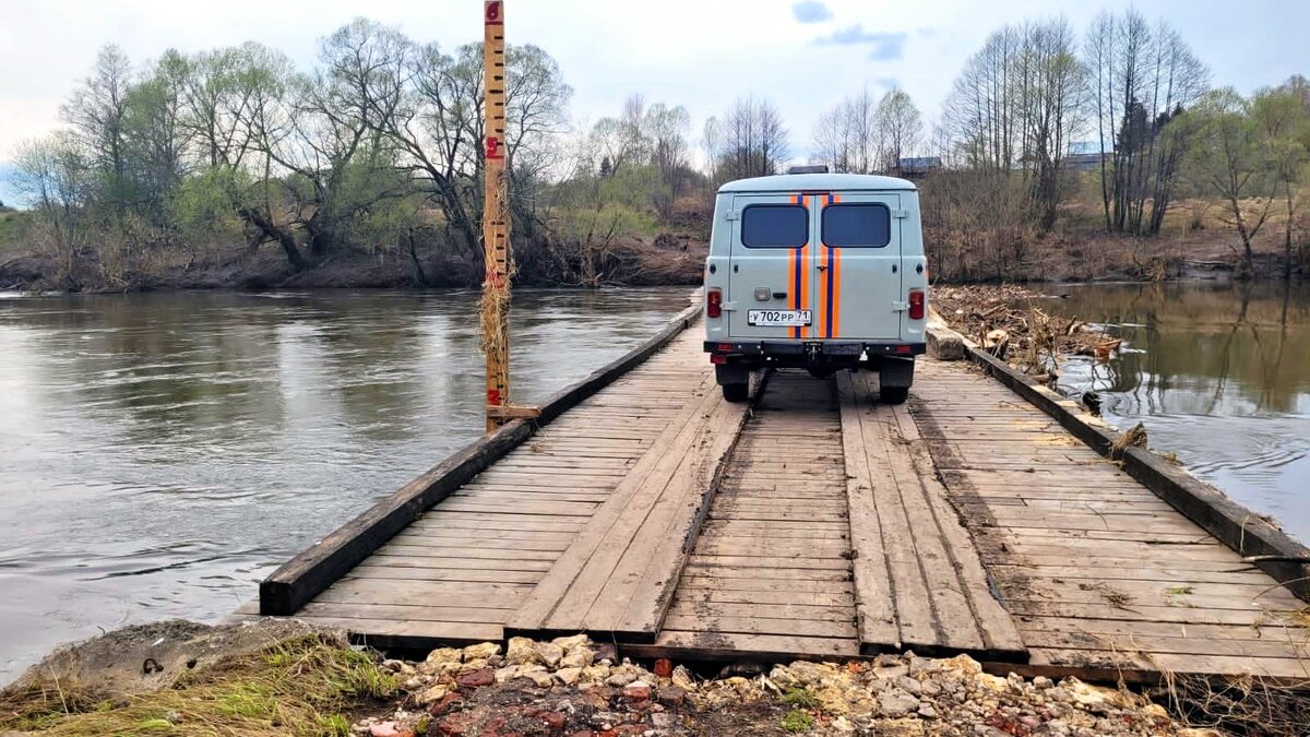 Паводок в Тульской области: от воды освободились ещё 3 моста | Вести Тула |  Дзен