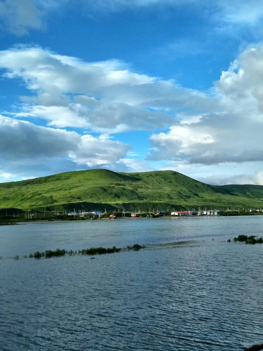 Такой вид открывался с мета для курения , у нас на заводе.
