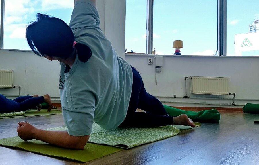 На занятии. Фото автора