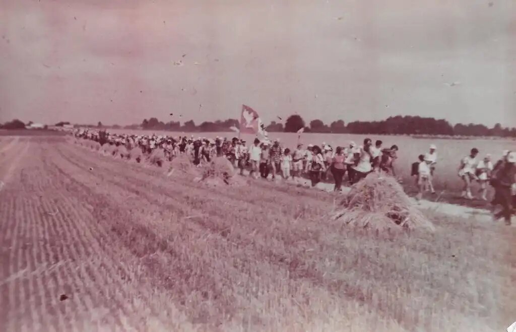 Паломники на пути в Ченстохова