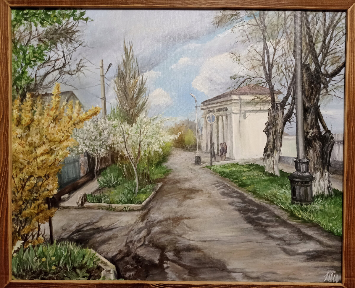 "Цветущий май", Н. Швецова, масло/холст, 50*60см