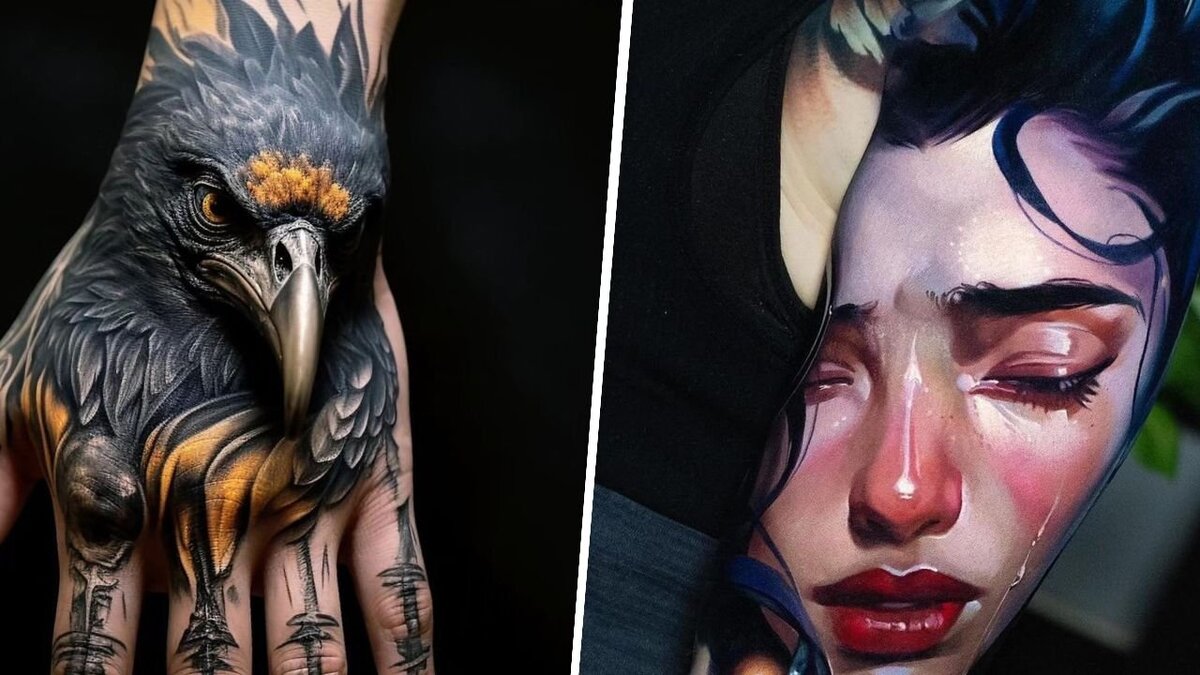 Реалистичные татуировки