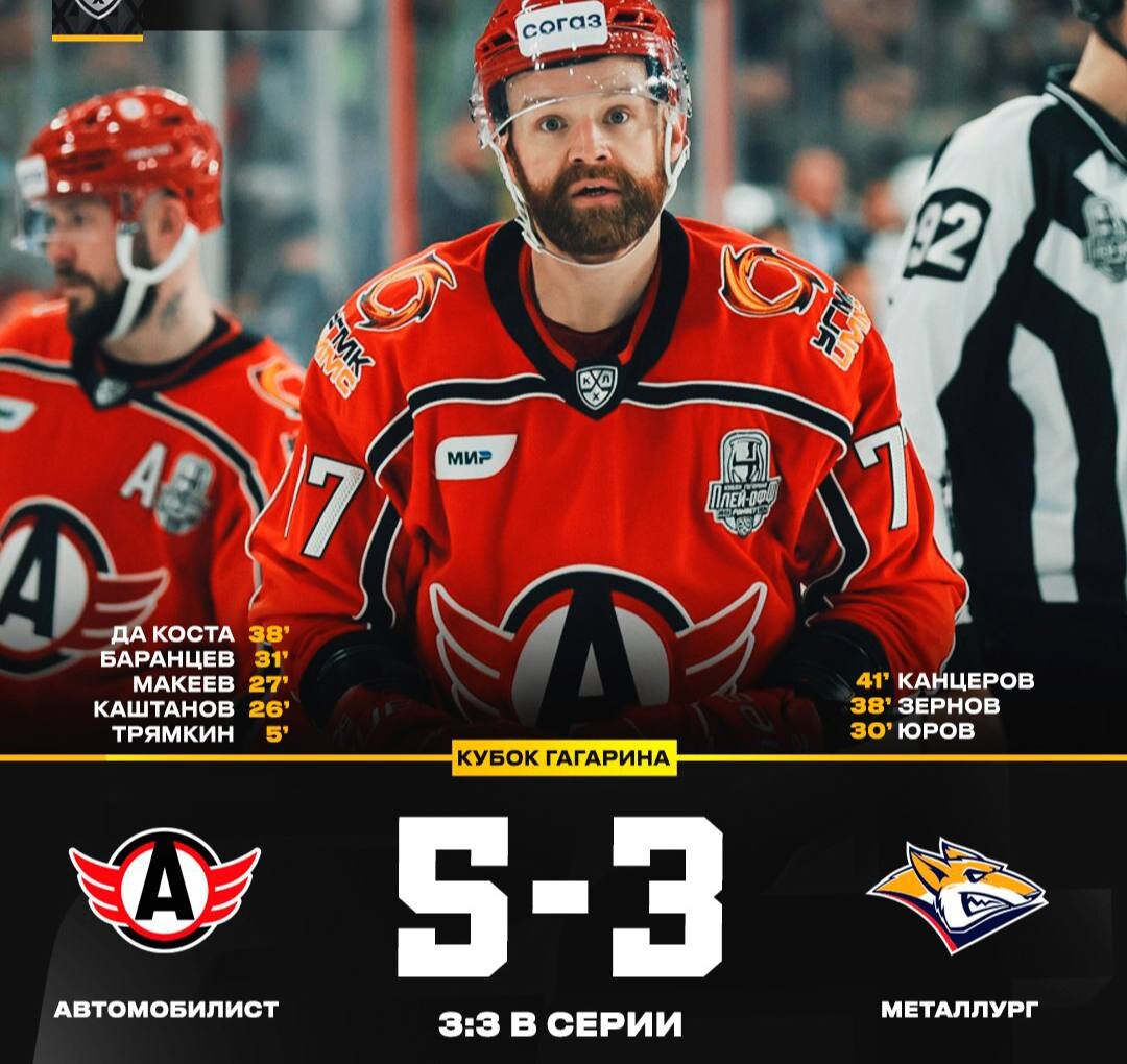 Команда Заварухина провела матч жизни и сравняла счет в серии — все решится в седьмой игре 🔥

Вот за это мы и любим хоккей 