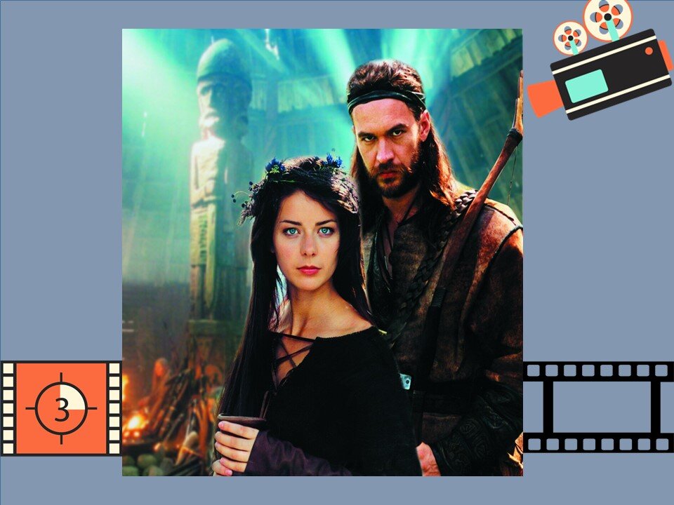 Дзива в исполнении Марины Александровой хороша, как цветущая весна  славянства, выходящего из тумана язычества навстречу солнцу зарождающегося  государства. Ведь именно  этой девушке, как сказано в финальных кадрах, предстоит быть прародительницей великой княжеской династии.Коллаж авторский. Фото из открытых источников интернет.Кадр из фильма   «Старое предание. Когда солнце было богом».