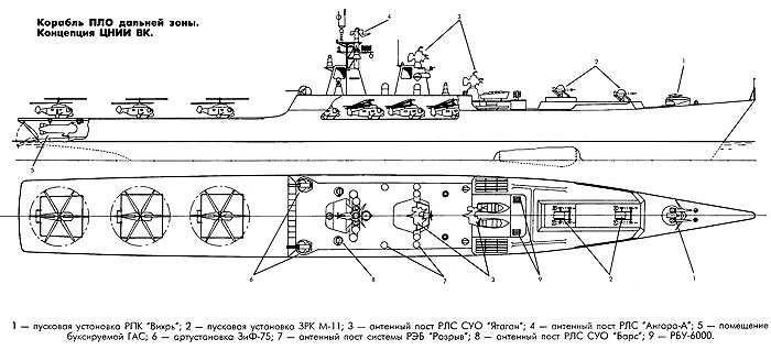 Один из предэскизных проектов, датированный 1958 годом