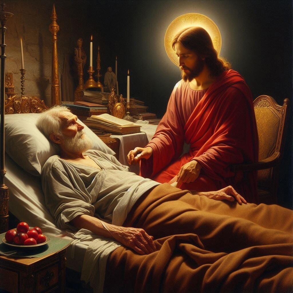 Последний молитвенный разговор больного отца с Господом... Источник: https://vk.com/bookmarks?z=photo-65860460_457247264%2Falbum-65860460_00%2Frev