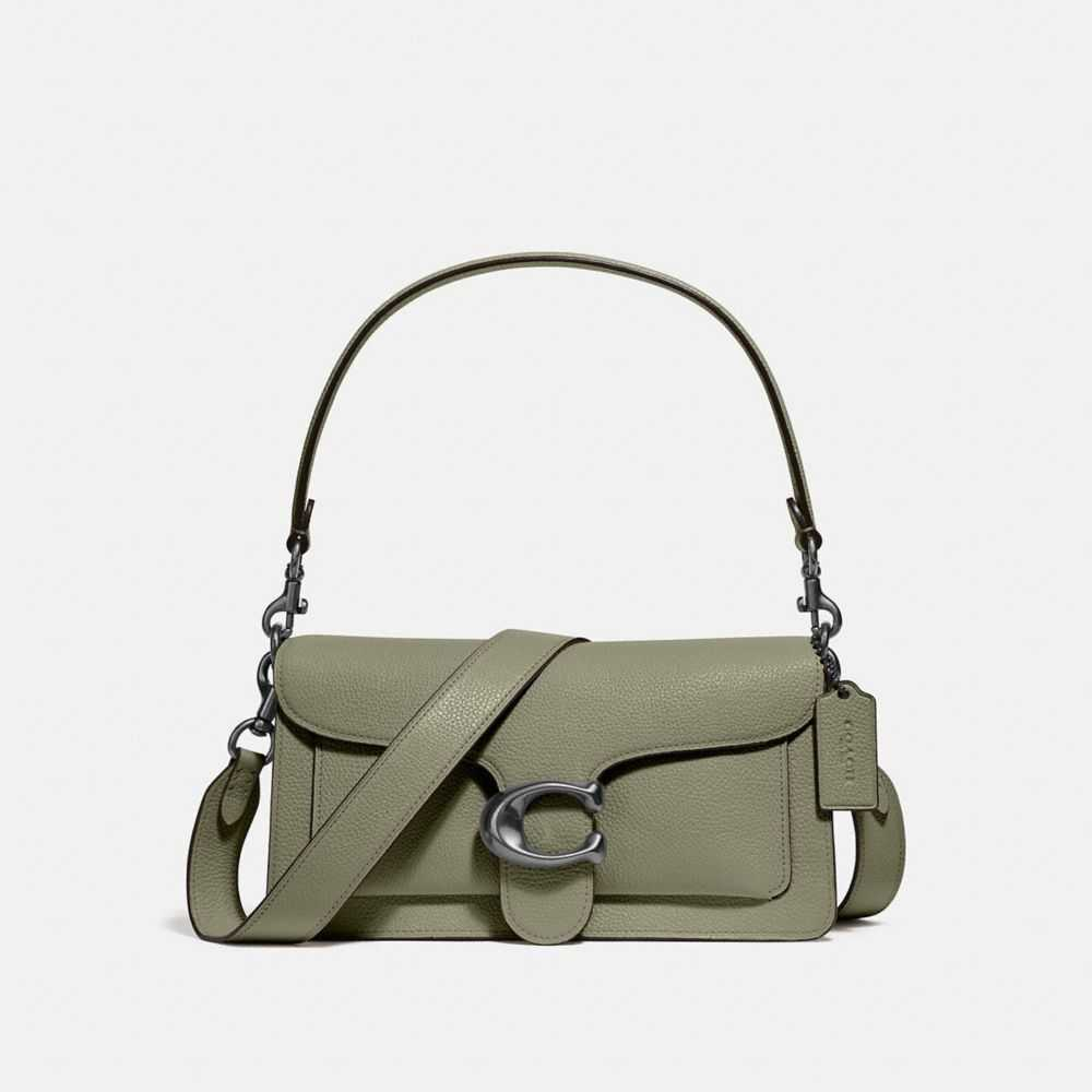 Сумка  Coach Tabby Shoulder Bag 26 (V5/Light fern)(Серебро) на сайте coach-disconts.ru 