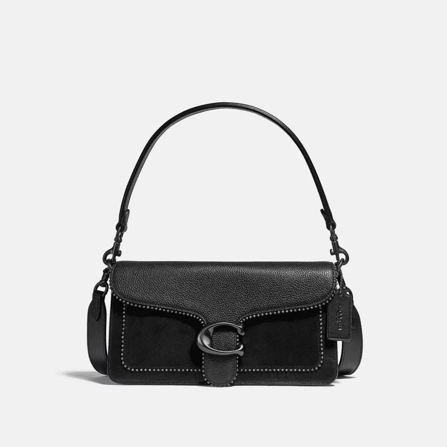 Сумка Coach Tabby Shoulder Bag 26 With Beadchain (Pewter/Black)(Чёрный) на сайте coach-disconts.ru  Сумка Coach Tabby Shoulder Bag 26 With Beadchain (Pewter/Black)(Чёрный) на сайте coach-disconts.ru 