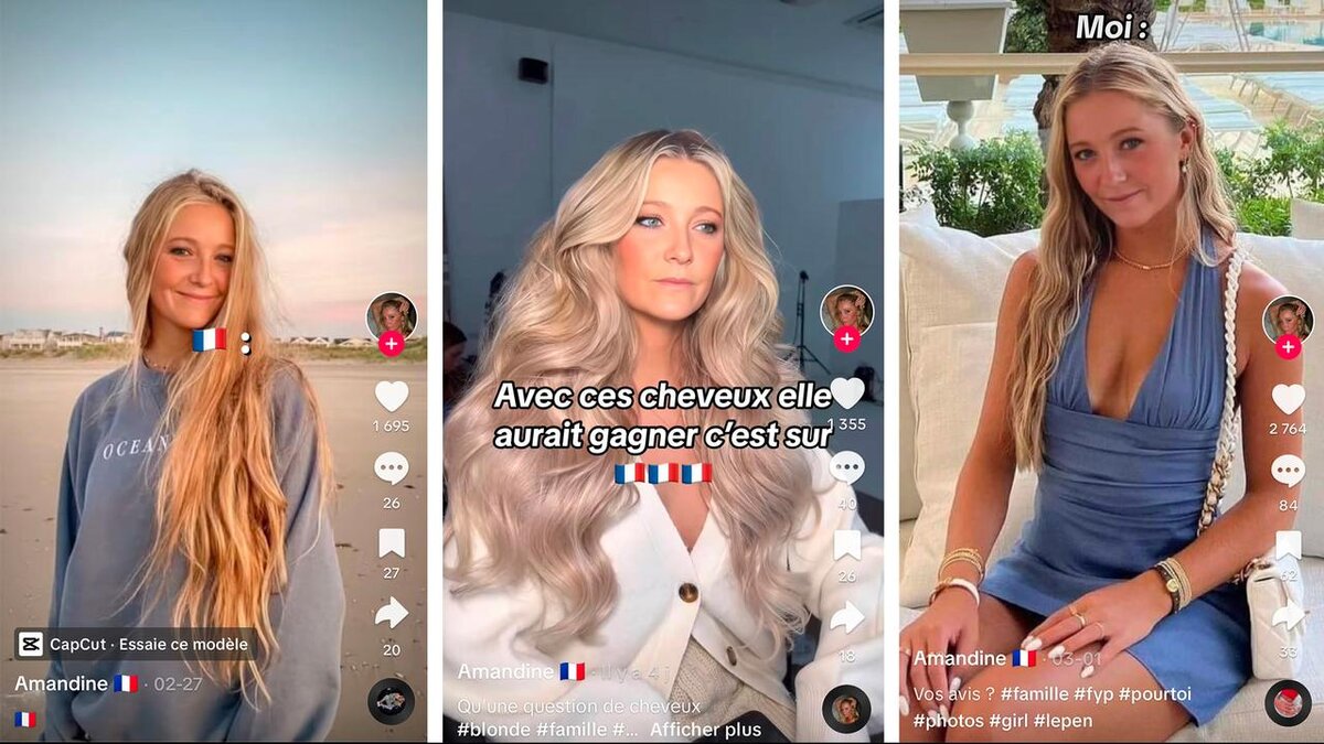 Созданный в феврале этого года аккаунт предполагаемой племянницы Марин Ле Пен набрал в TikTok более 32 тысяч подписчиков.