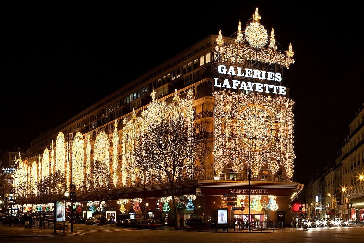 Galeries Lafayette, Paris, свободные фотоисточники 