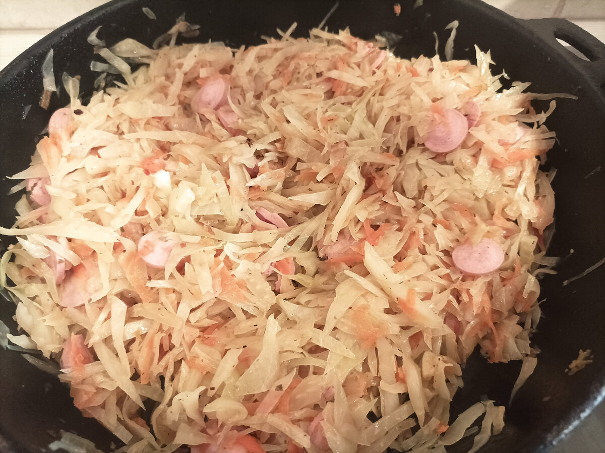 Тушеная капуста