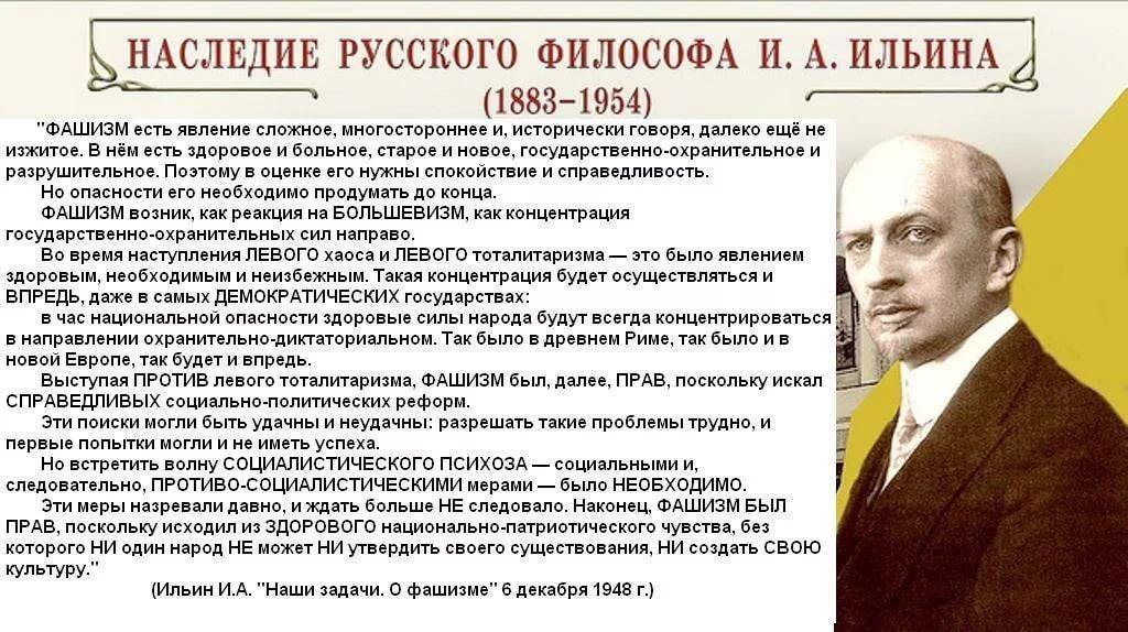 И это тоже - Ильин, и, что характерно, уже после Второй мировой и Нюрнбергского процесса.