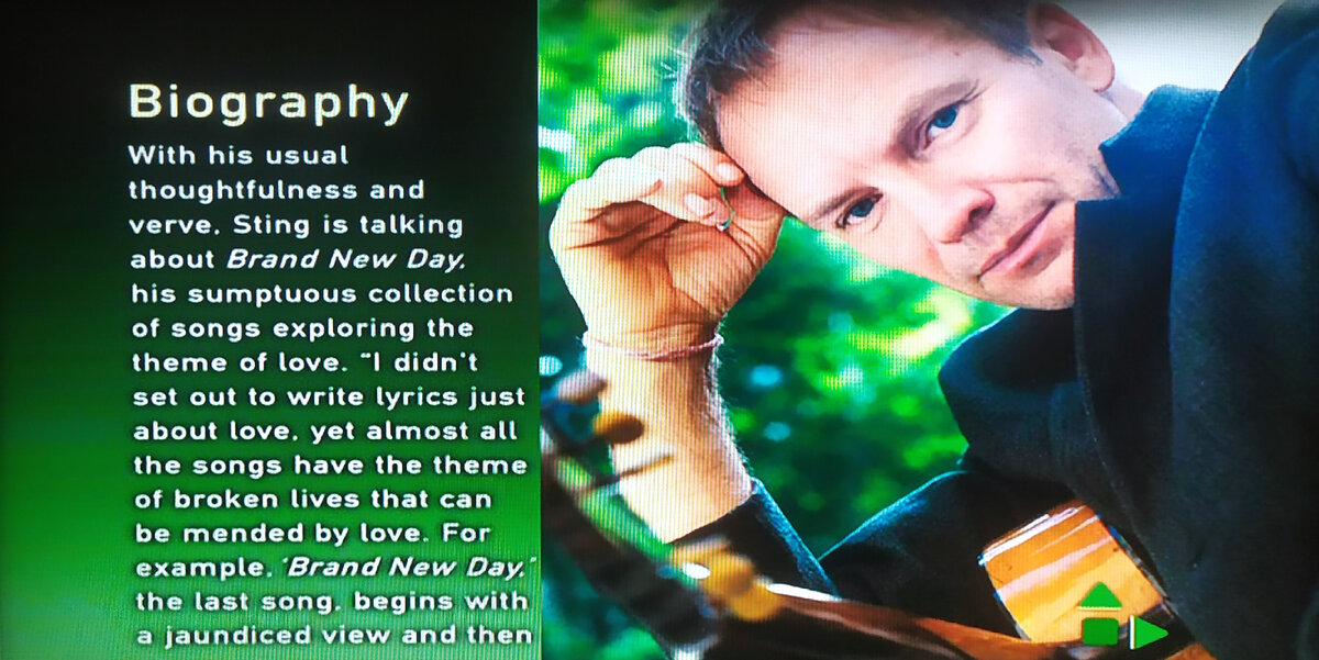 Sting "Brand New Day" DVD-Audio - Biography