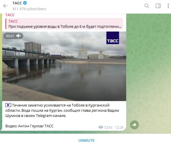    Фото: Скриншот с t.me/tass_agency