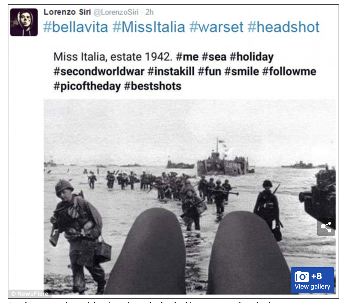 Ноги мисс Италии в 1942 году