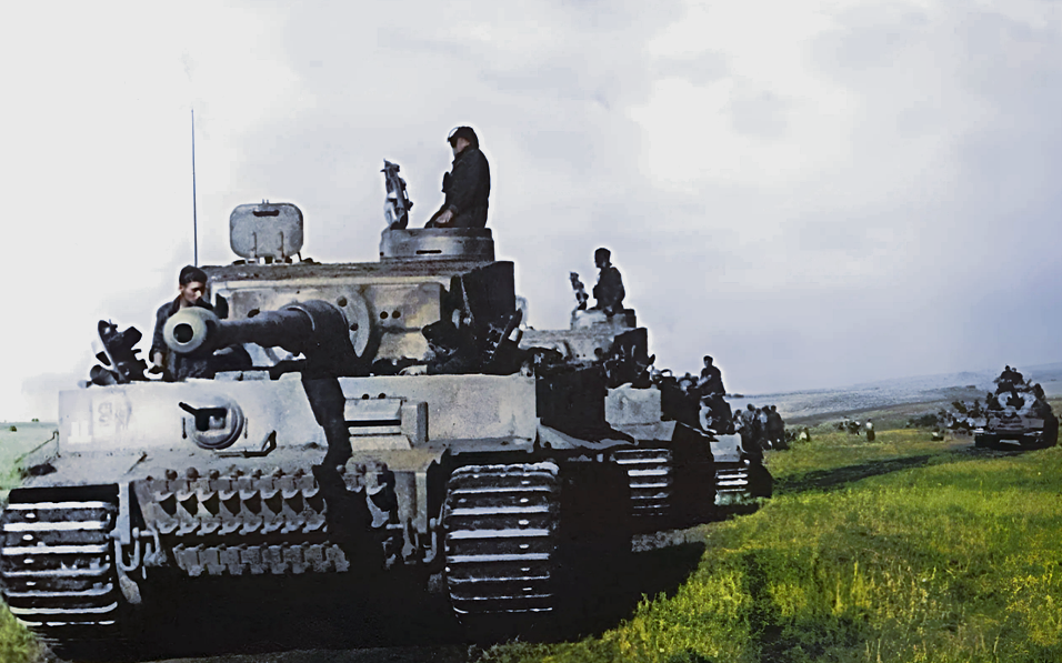 "Тигры" дивизии СС Das Reich на Курской дуге, 1943 г.