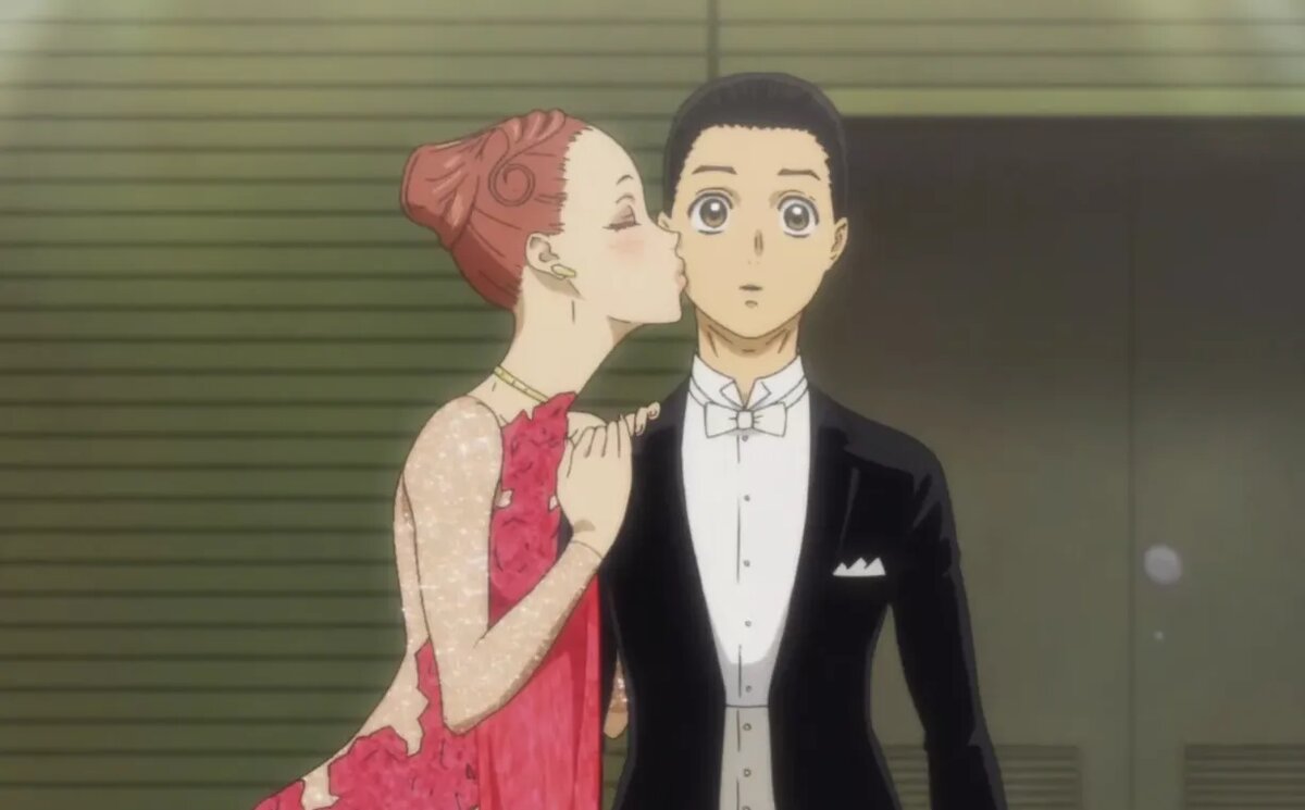 Кадр из аниме «Добро пожаловать в бальный зал»   📷