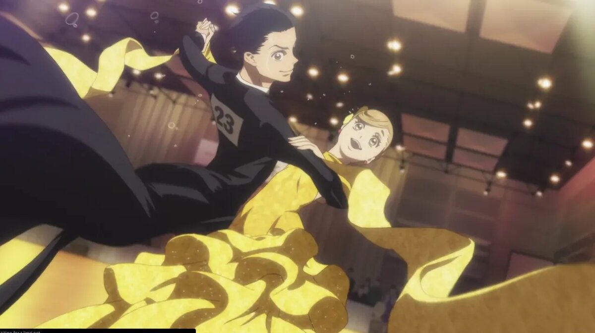 Кадр из аниме «Добро пожаловать в бальный зал»   📷