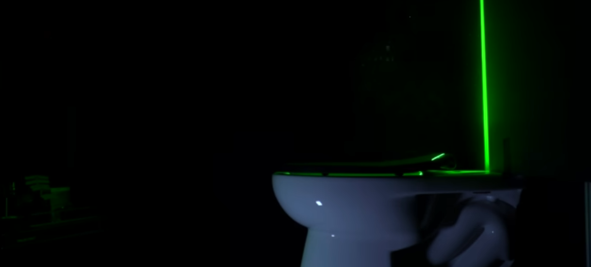 Обычный унитаз.