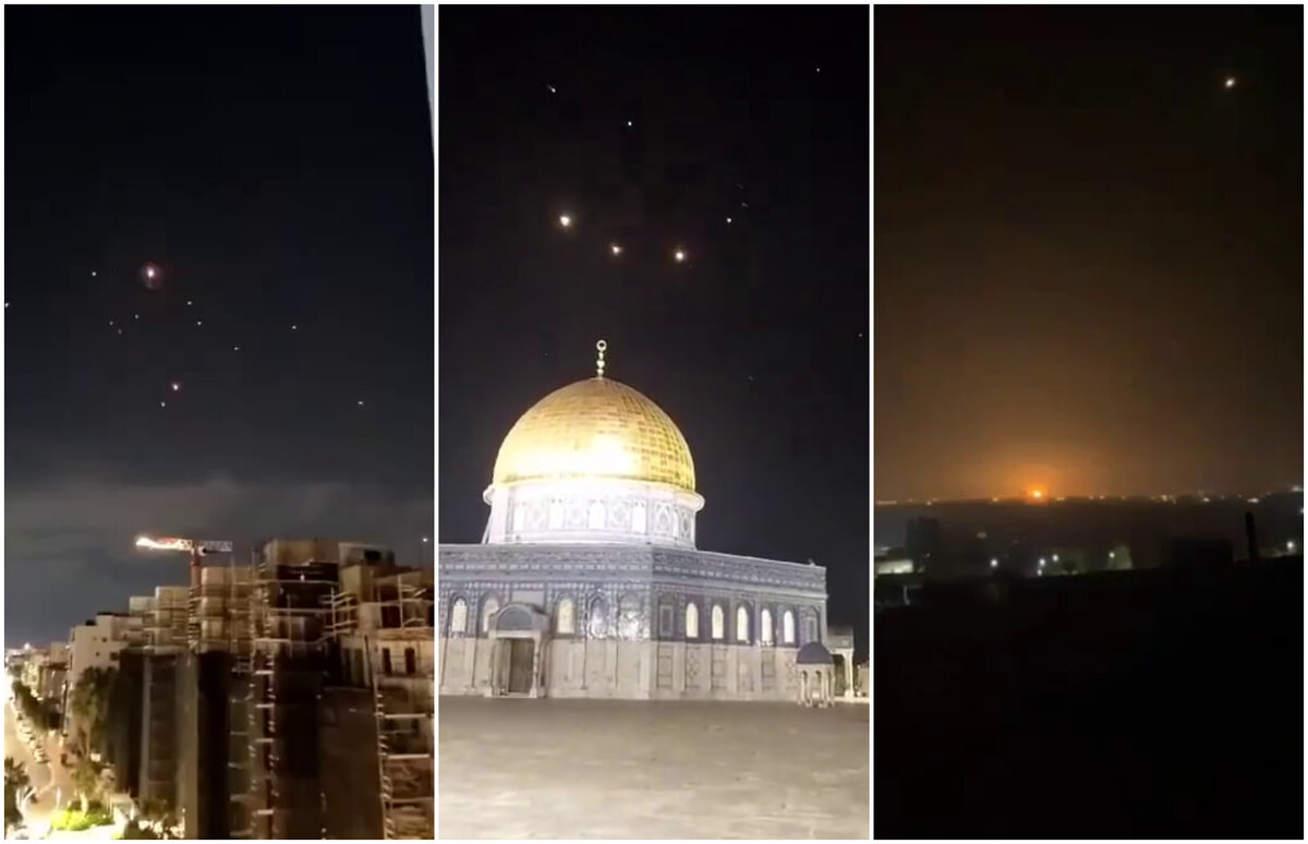 Иран атаковал Израиль сотнями ракет и дронов.