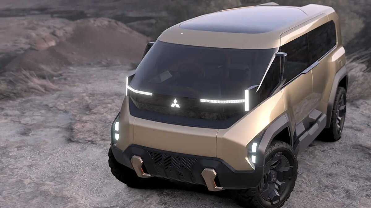 Фары расположены на широких колёсных арках и поддерживаются причудливыми Т-образными фонарями, находящимися по бокам лобового стекла. Большие внедорожные шины скрываются под колёсными арками, придавая D: X вид лунохода. 