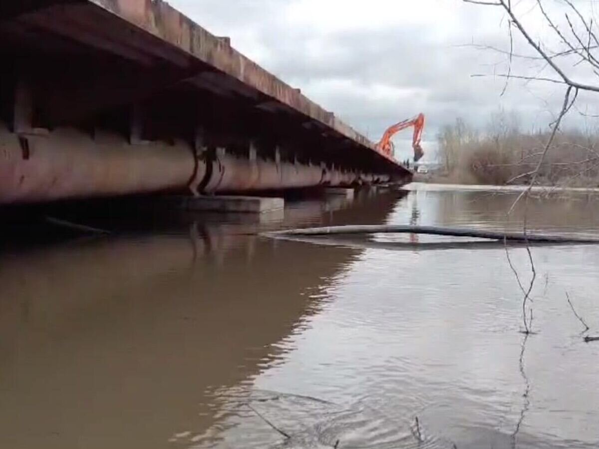    Река Тобол в Кургане© Город Курган/Telegram