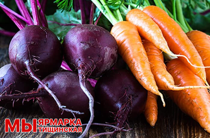 Морковь, свекла на Мытищинской ярмарке (рынке) 2024