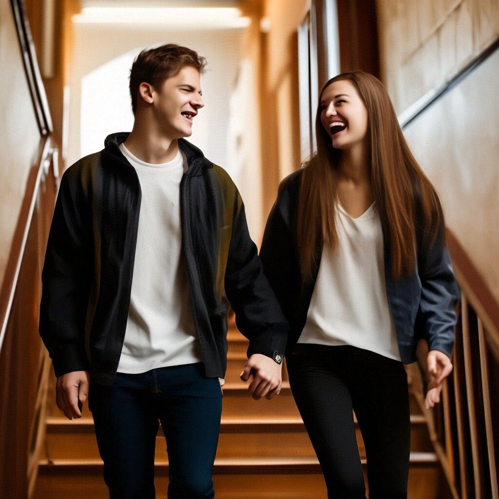 Счастливая парочка. 