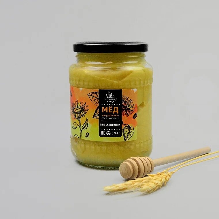 Подсолнечниковый мед - монофлорный сорт 