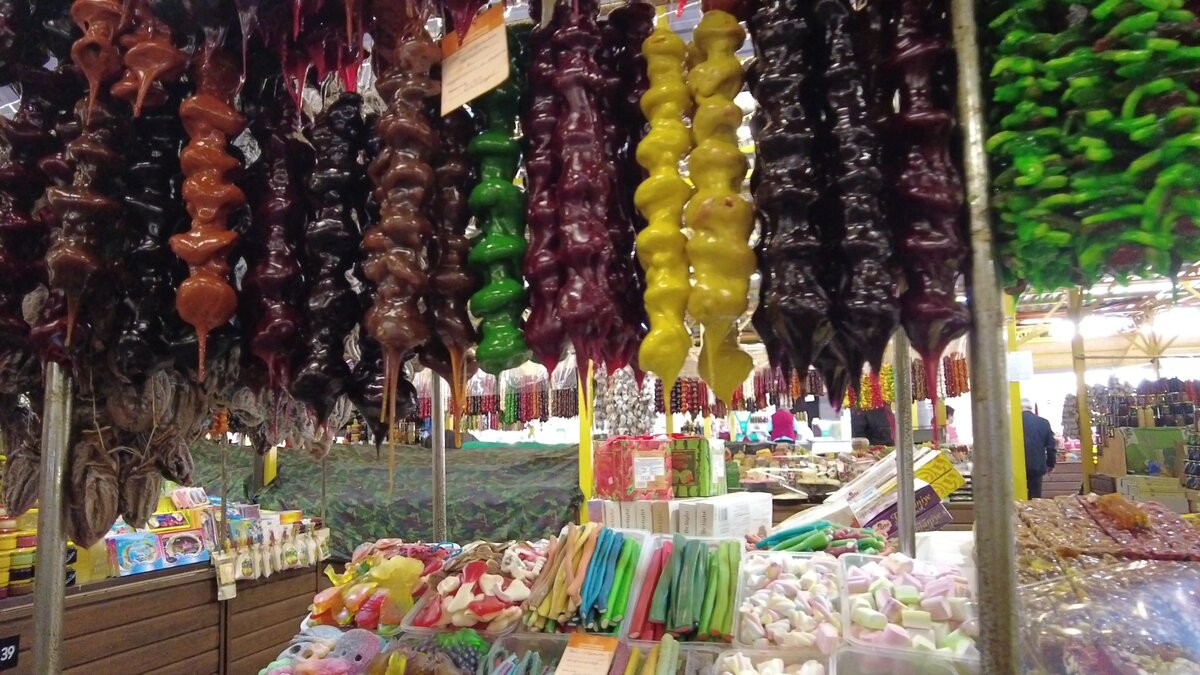 Очень яркие и вкусные Чурчхеллы.