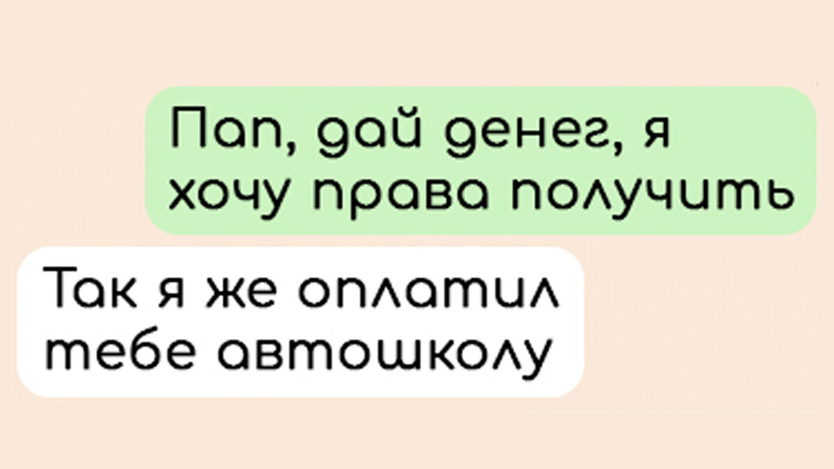 Дал взятку, чтобы получить права. Смешные переписки бывалых водил и  начинающих автолюбителей | Zinoink о комиксах и шутках | Дзен