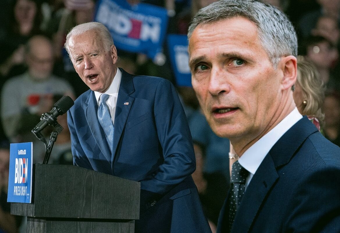 Из открытых источников в интернете. Президент США Джо Байден и глава НАТО Йенсен Столтенберг.