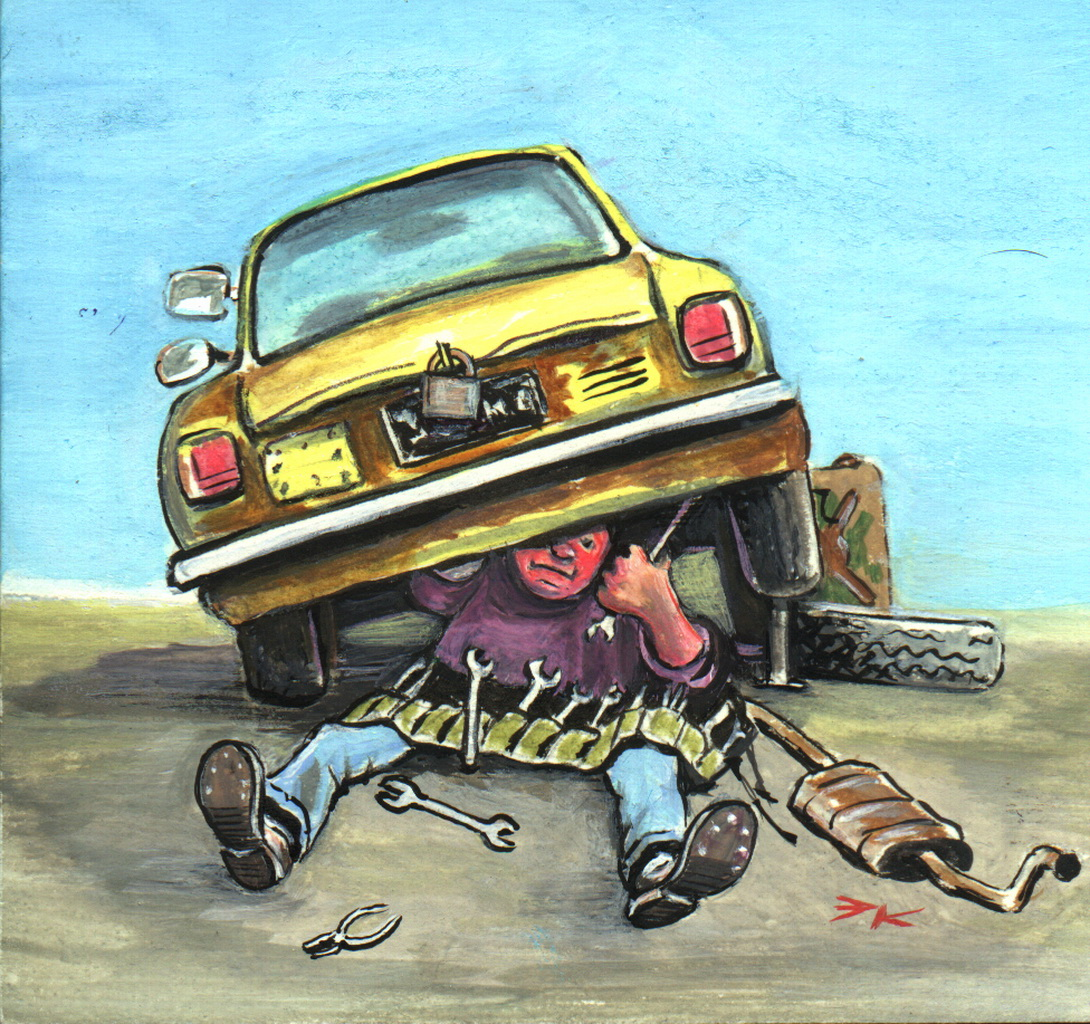 Автомобиль на модернизации