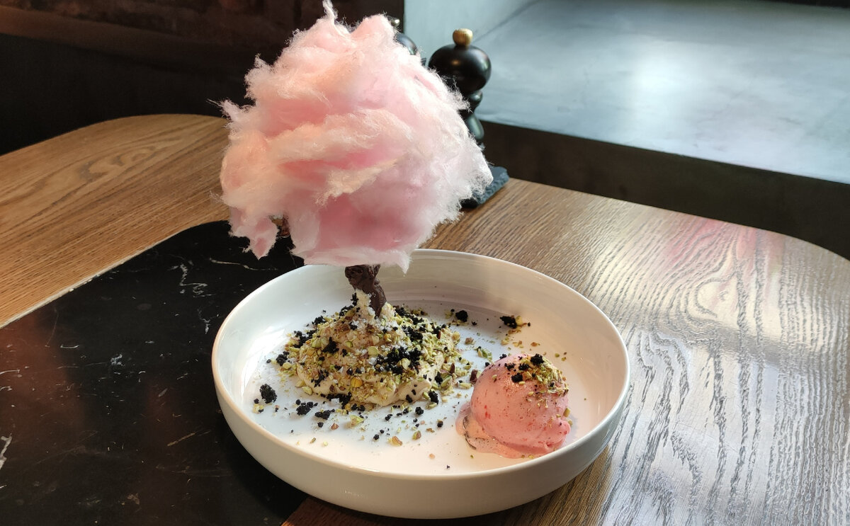 Десерт "Оливковое дерево"