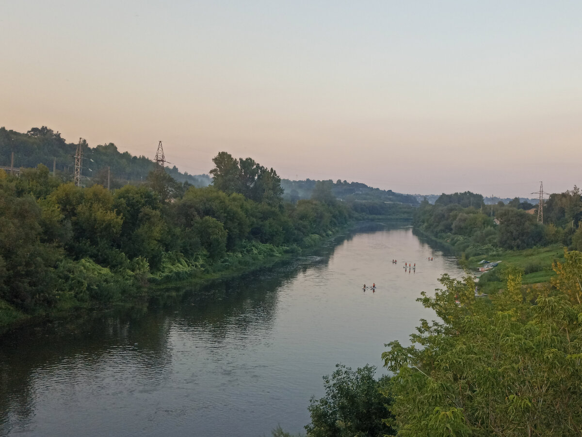 Вид с Крестовоздвиженского моста