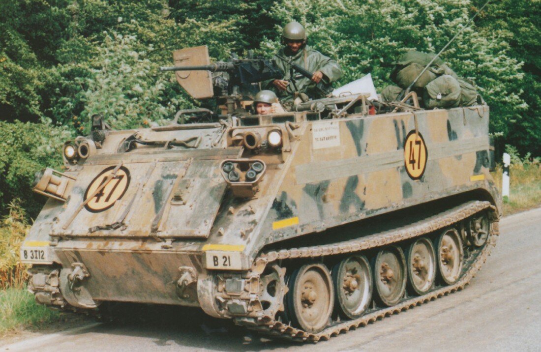M113A2, 3-й батальон 12-го пехотного полка, маневры в Германии, 1990 г.