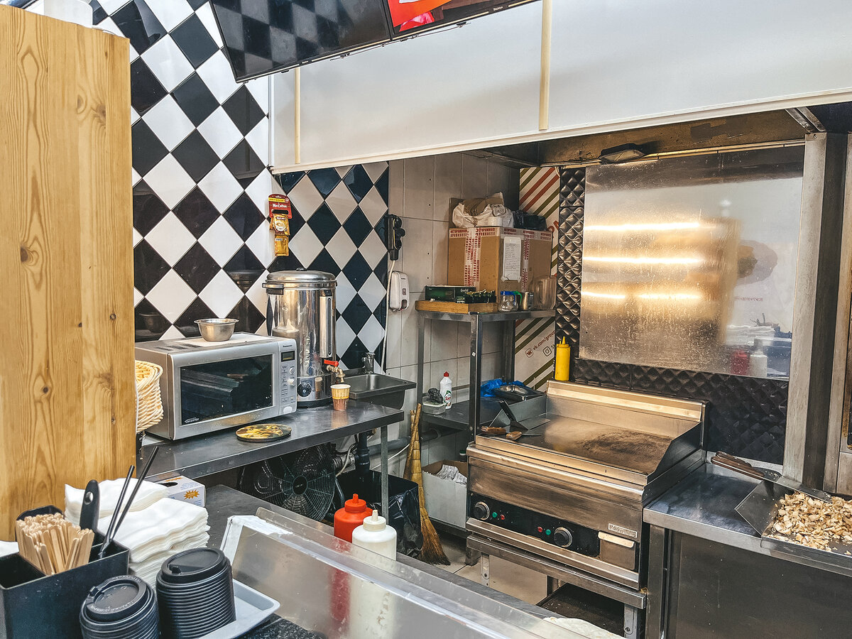 Кухня шаурмичной →