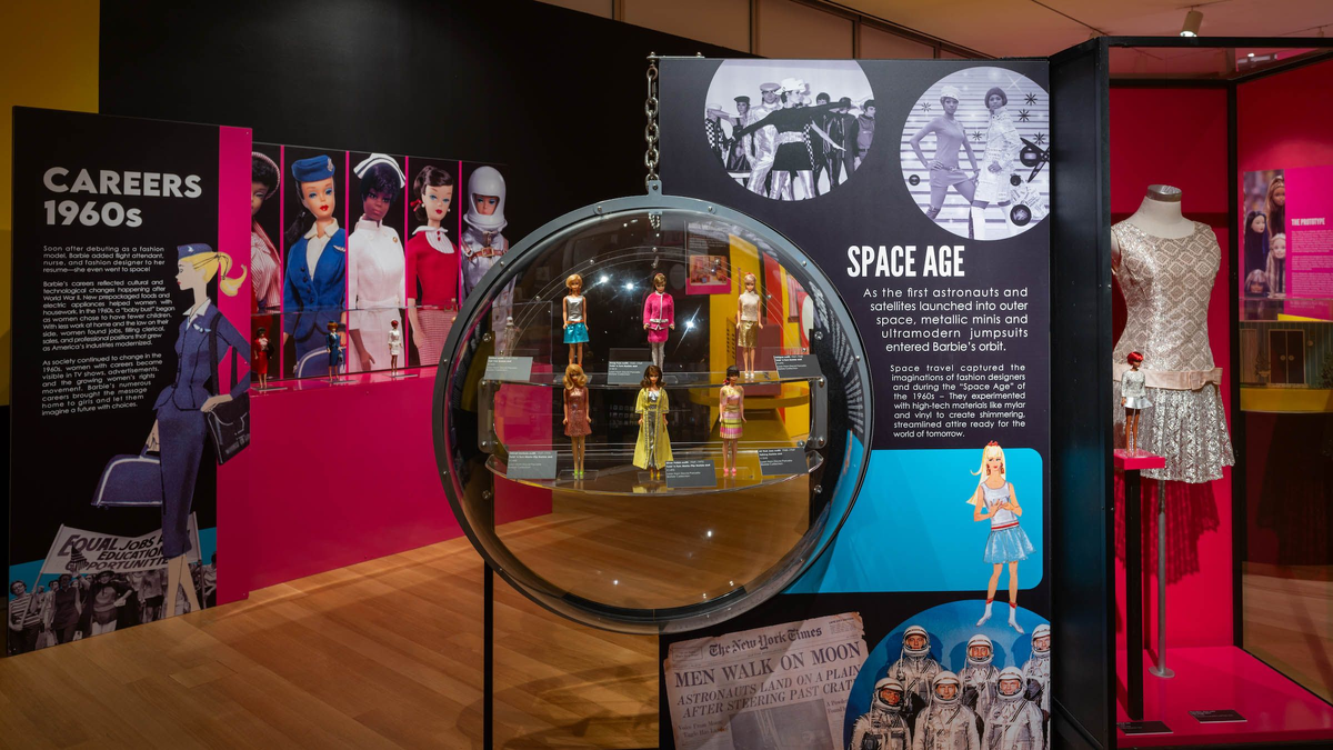 Barbie®: A Cultural Icon exhibition in The Museum of Arts and Design NY, madmuseum.org