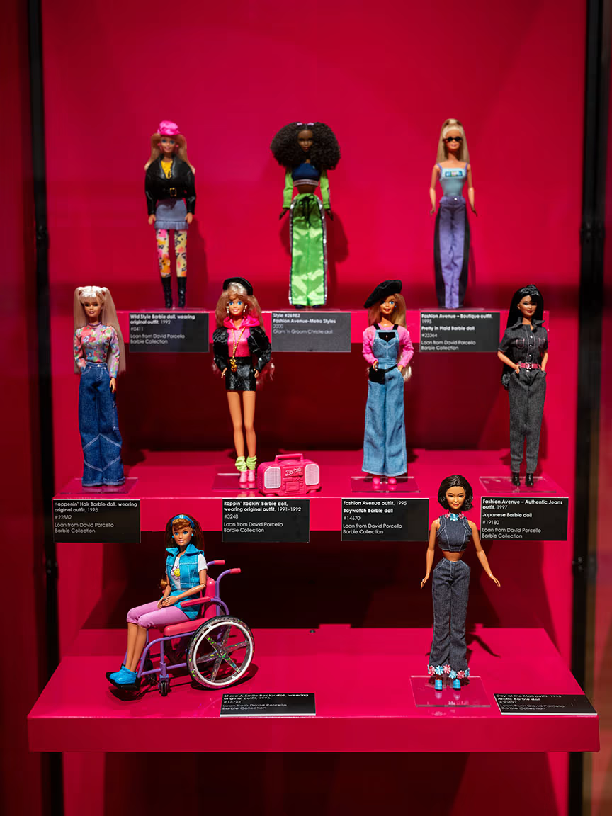 Barbie®: A Cultural Icon exhibition in The Museum of Arts and Design NY, madmuseum.org